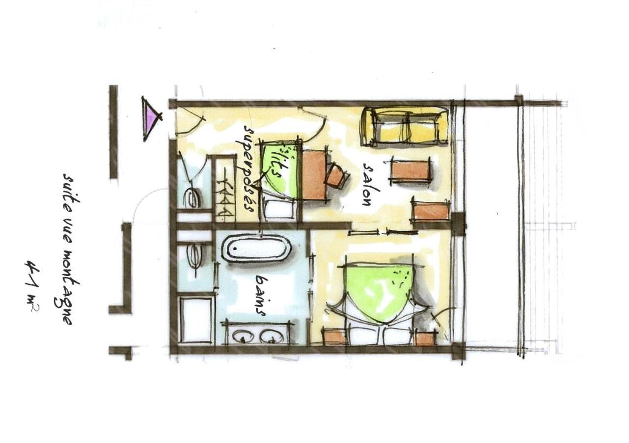 Val-dʼIsère Hotel Le Blizzard חדר תמונה